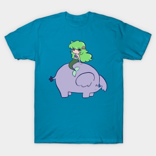 Mermaid and Elephant T-Shirt